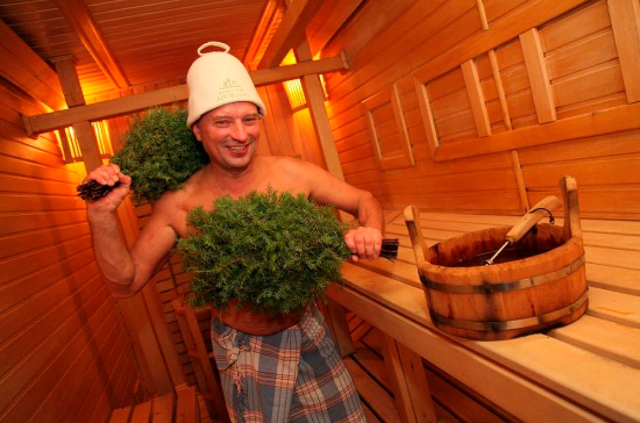 Банщик с веником