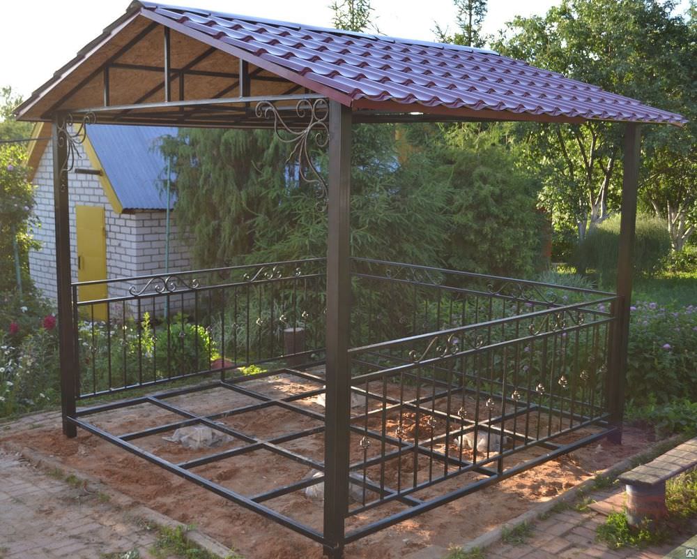 Беседки из металла