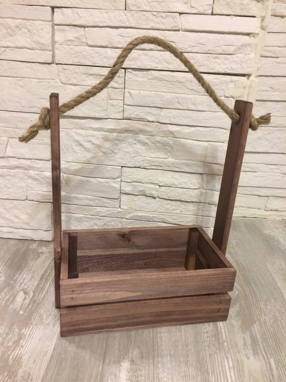 Декоративные ящики из дерева