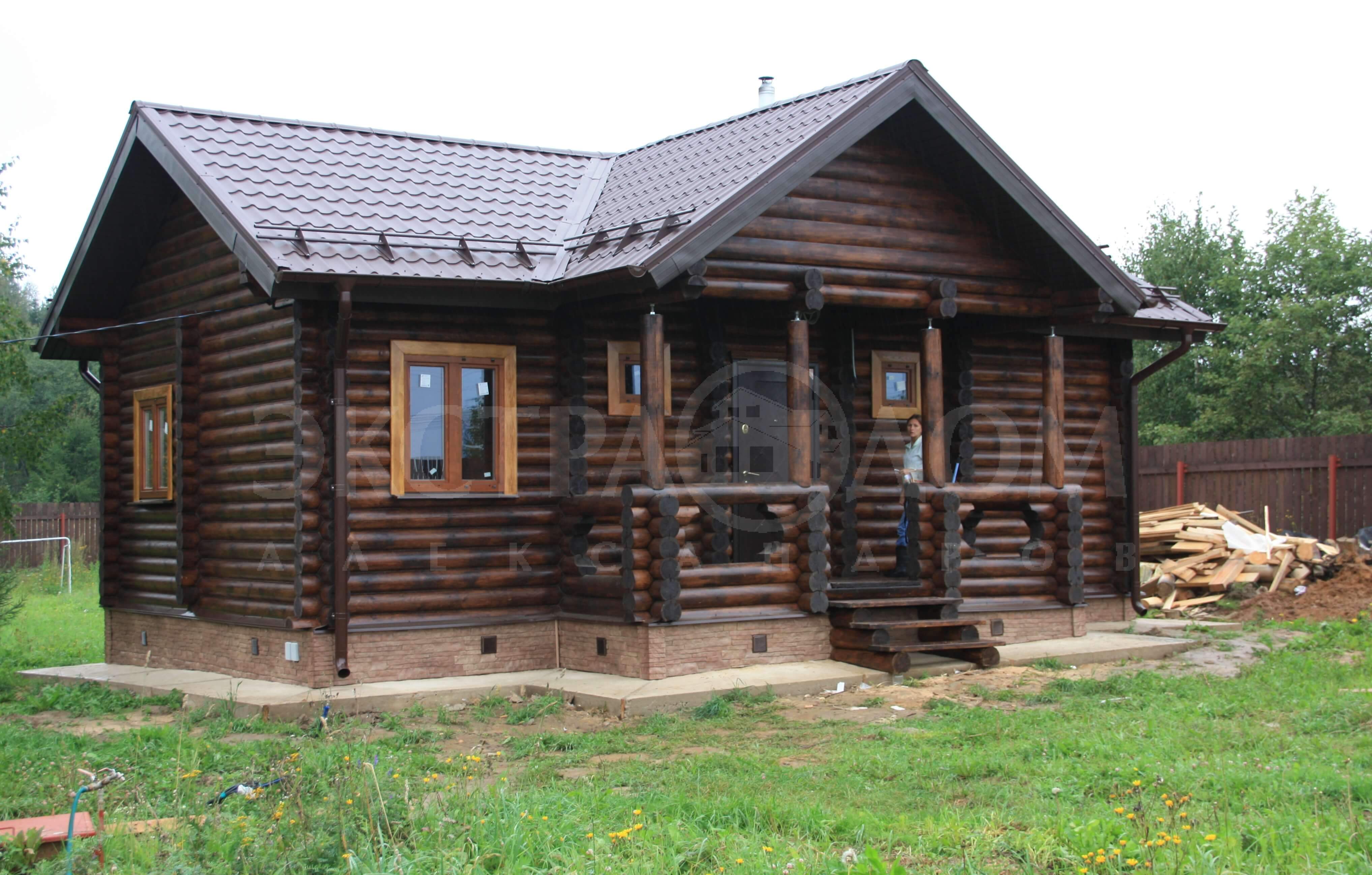 Дизайн бани снаружи