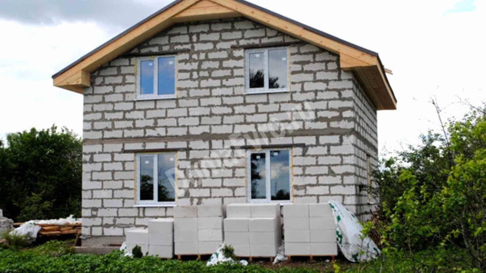 Дом из газосиликатных блоков