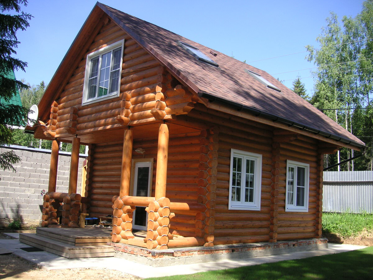 Дом из кругляка под ключ