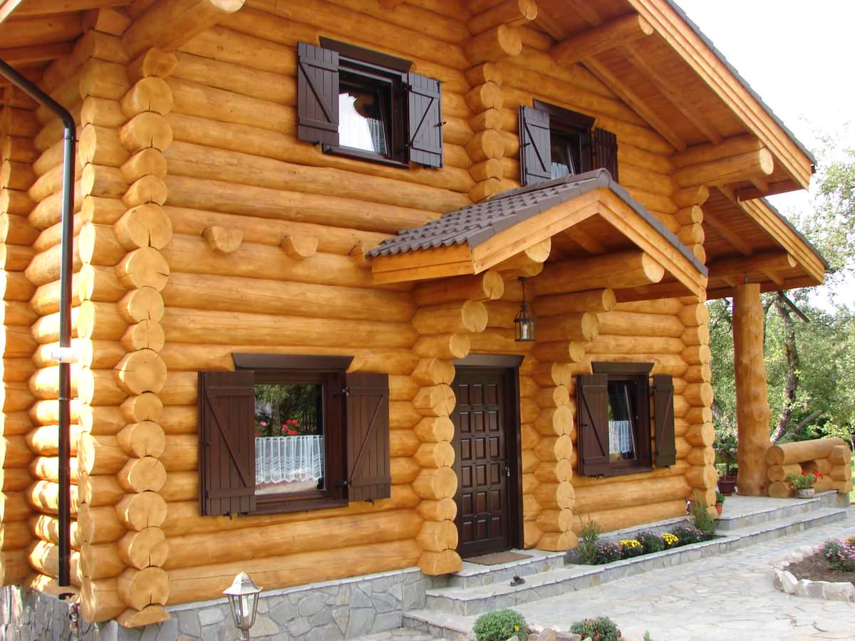 Дома из круглого бруса