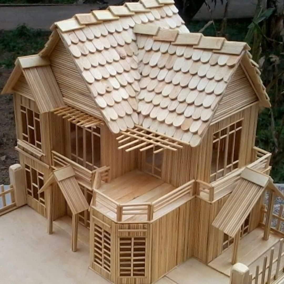 Домик из фанеры