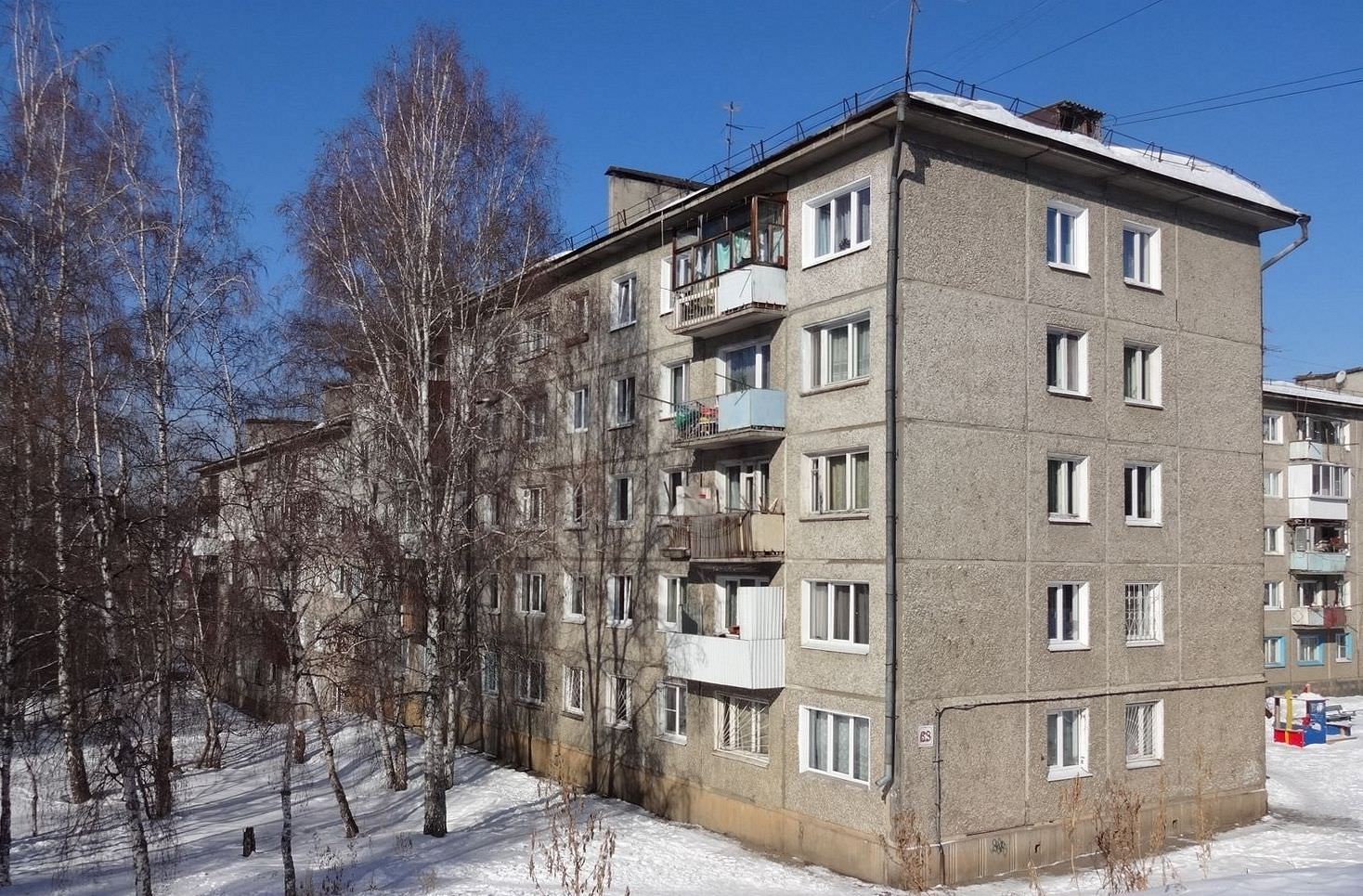 Фото панельного дома 5 этажей