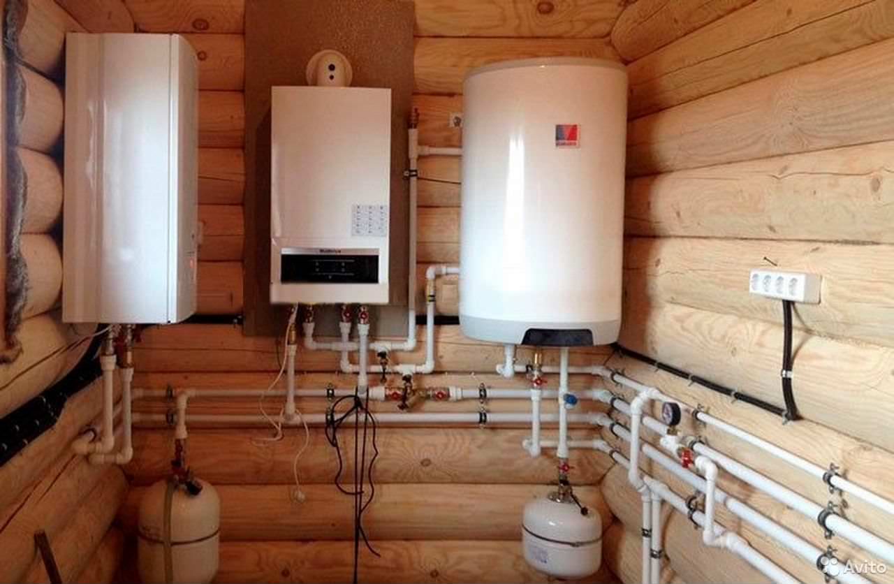 Газовый котел в деревянном доме