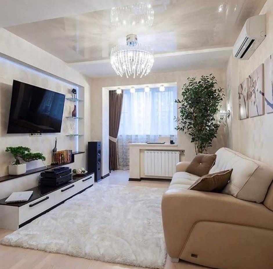Гостиная в панельном доме