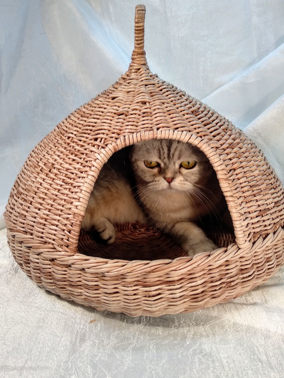 Кошачий домик своими руками