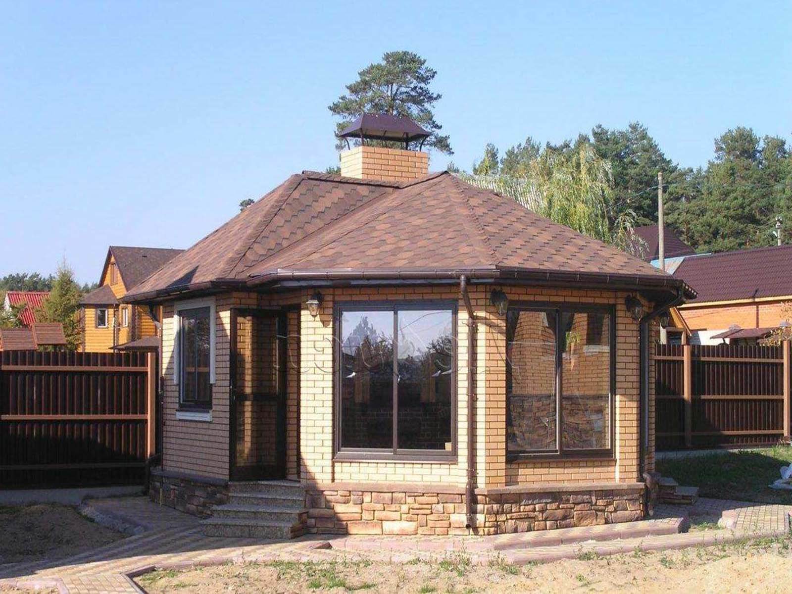 Красивые бани из кирпича