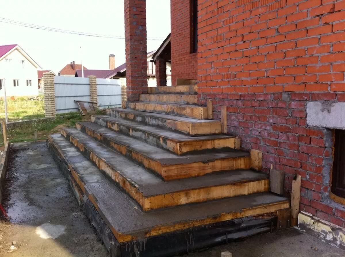 Крыльцо из кирпича