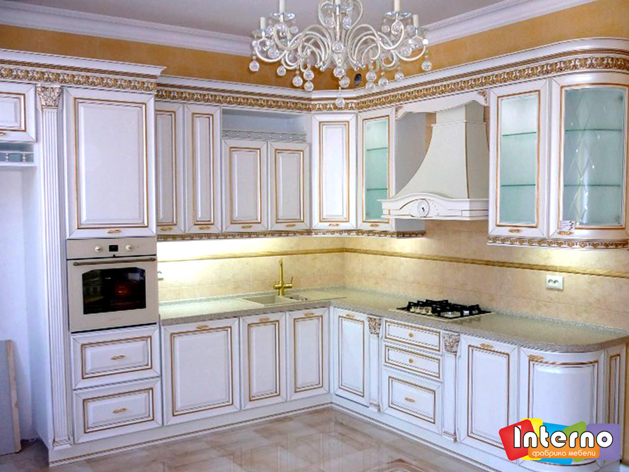 Кухня с патиной