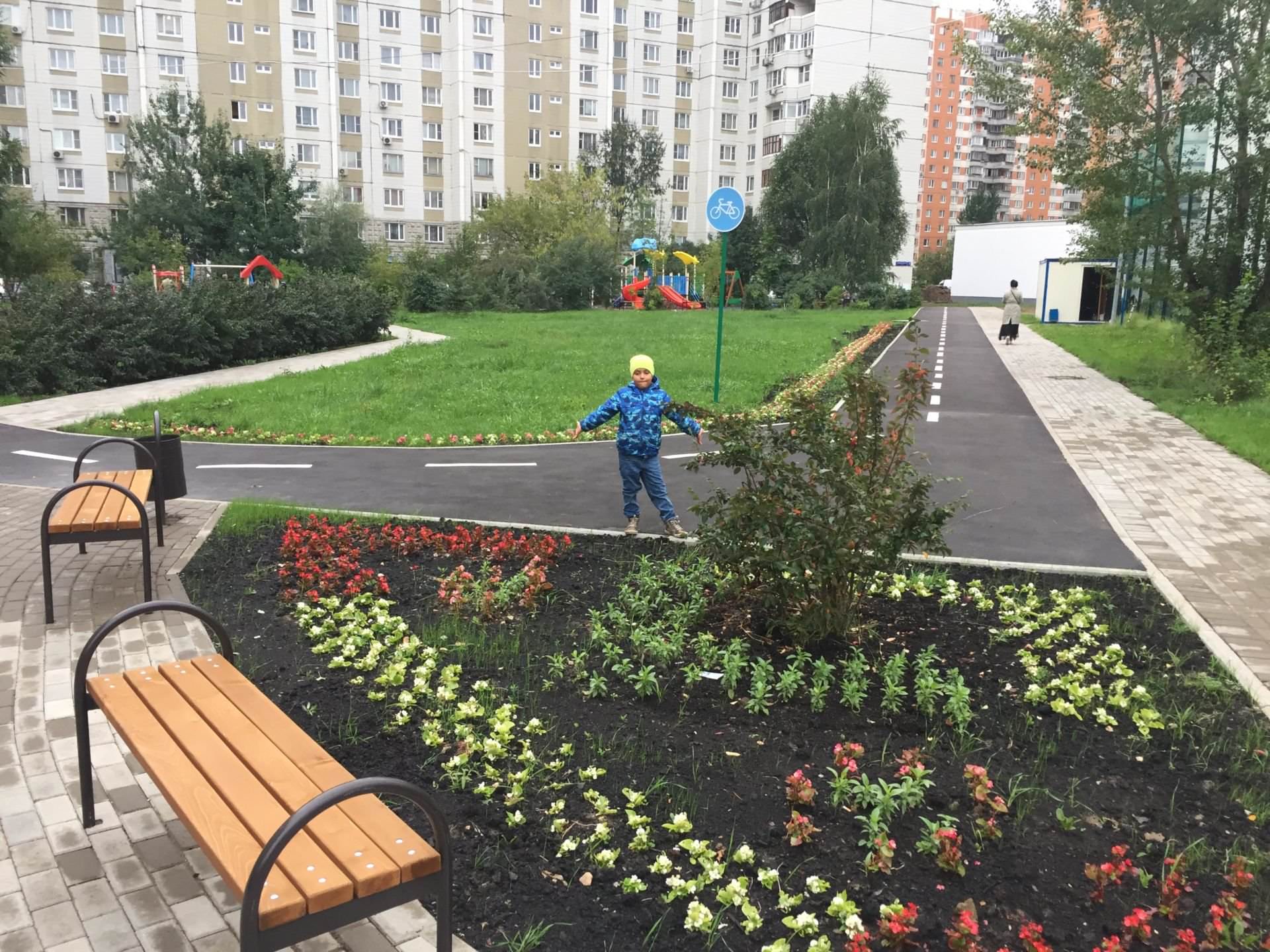 Ландшафтный дизайн придомовой территории многоквартирного дома