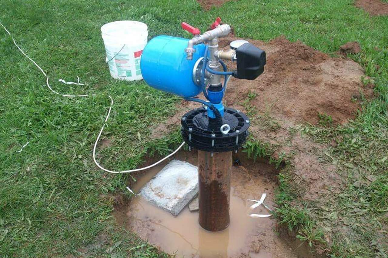 Летний водопровод на даче из скважины