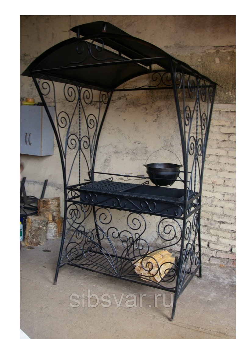 Мангалы с крышкой из металла