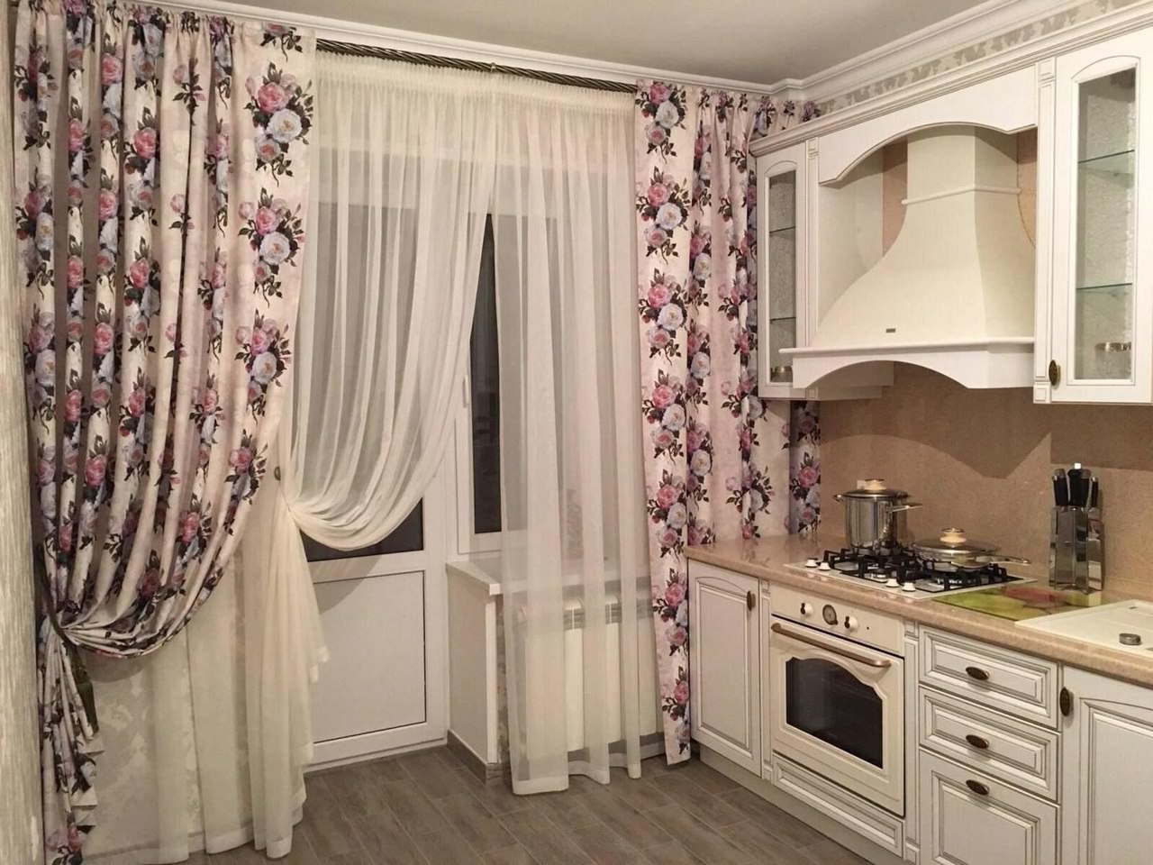 Модная тюль на кухню