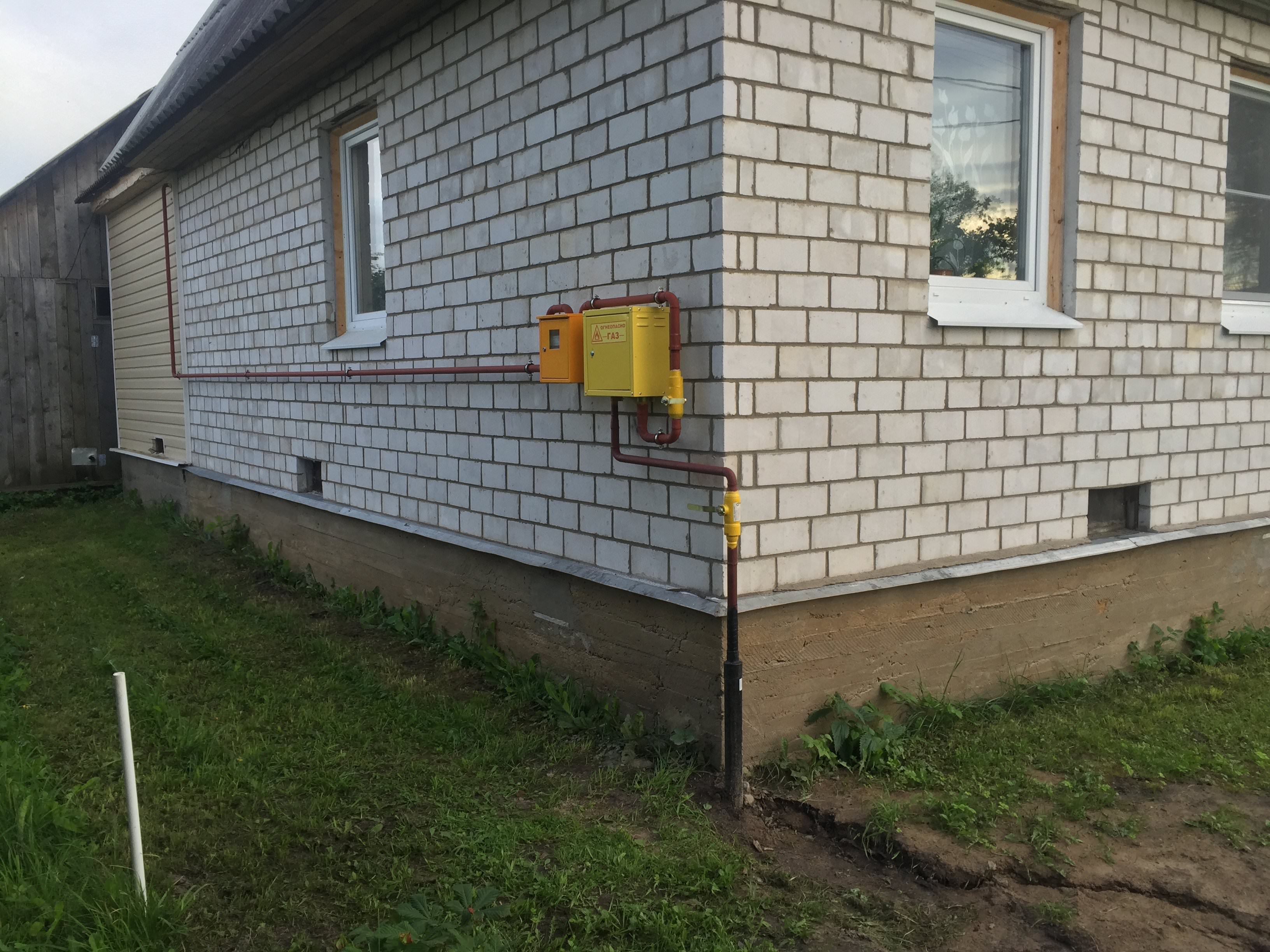 Монтаж газопровода в частном доме