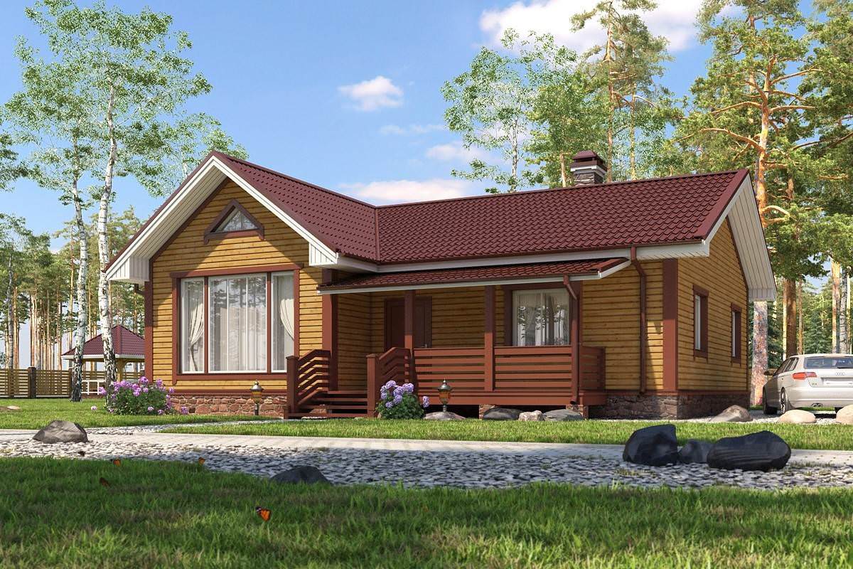 Одноэтажные каркасные дома для постоянного проживания
