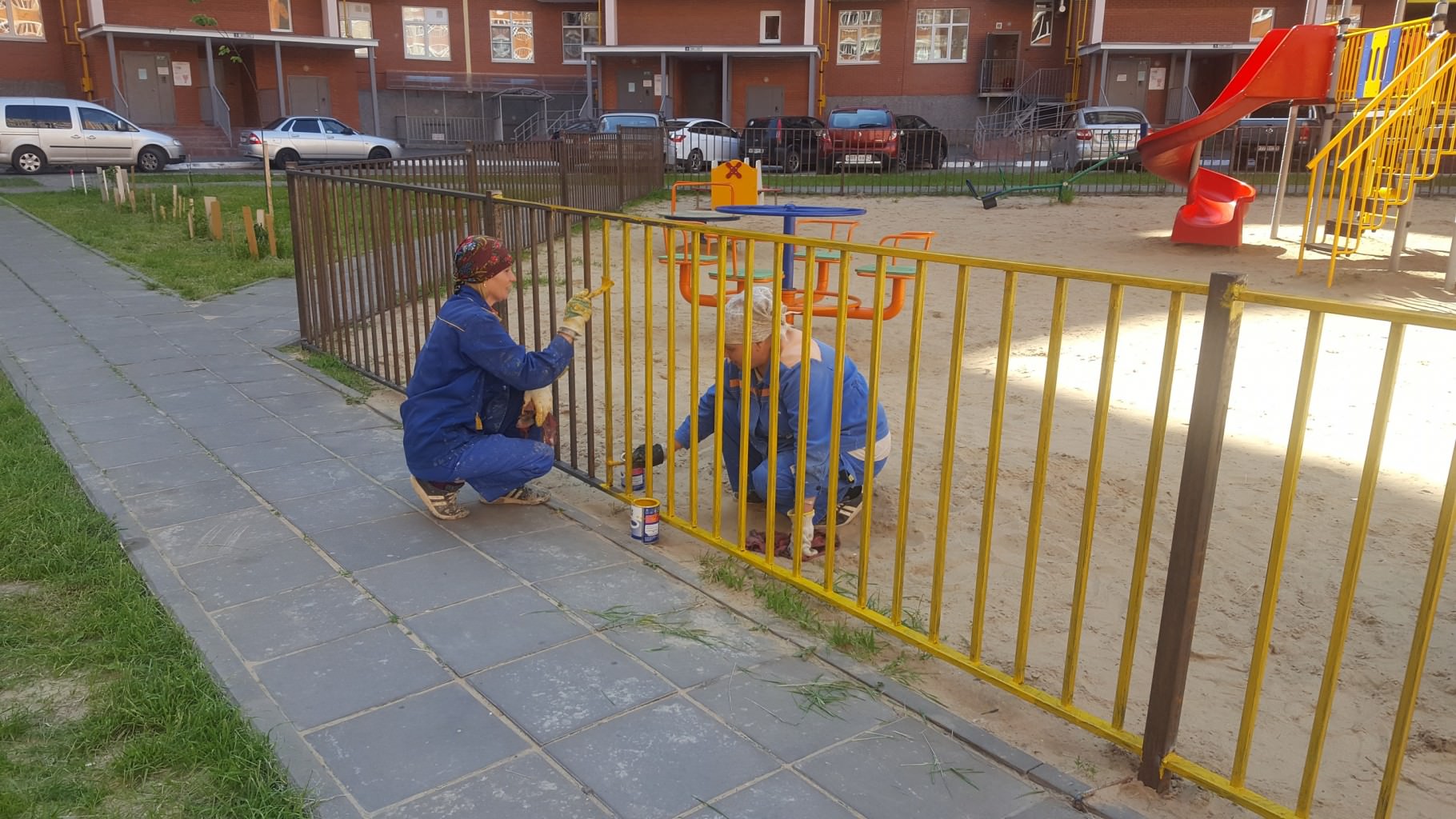 Ограждение детской площадки