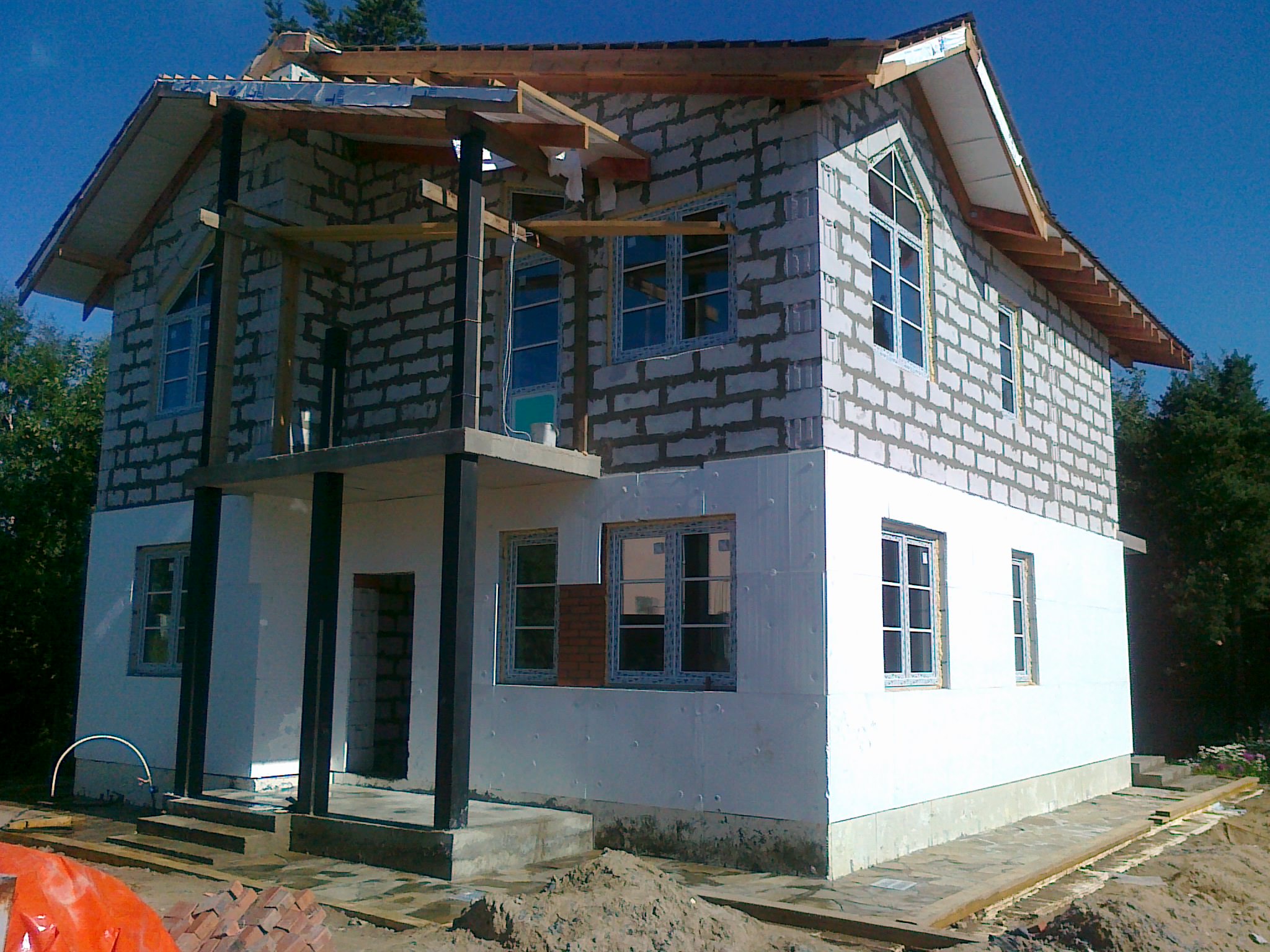 Отделка дома из газобетона внутри