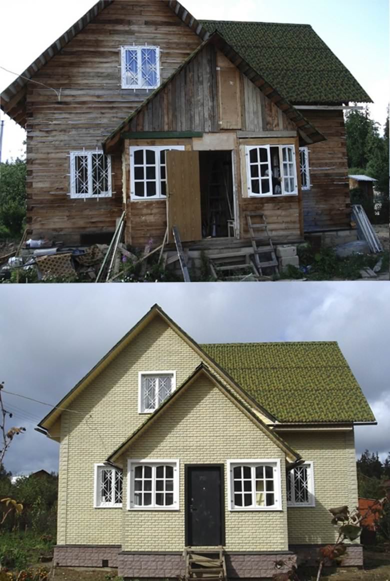 Переделка старого дачного домика