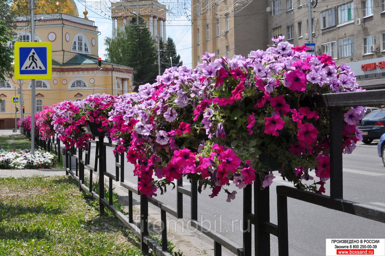 Подвесные клумбы