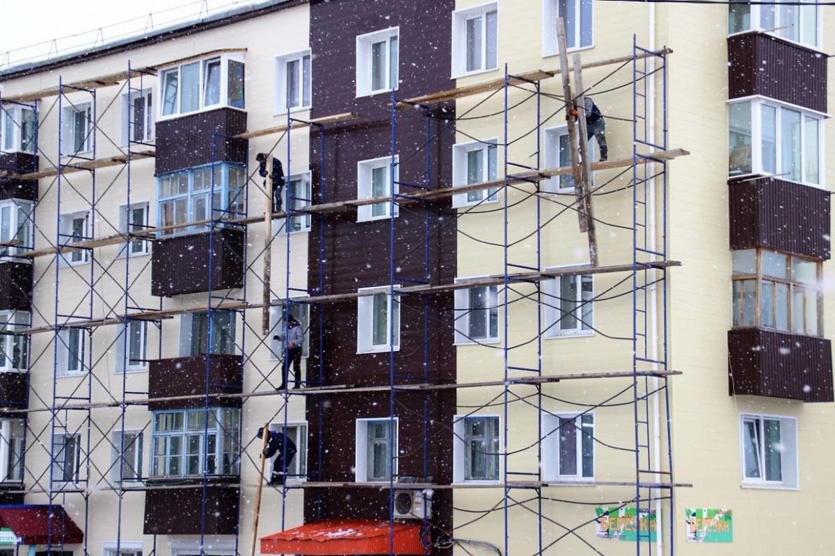 Ремонт фасада многоквартирного дома