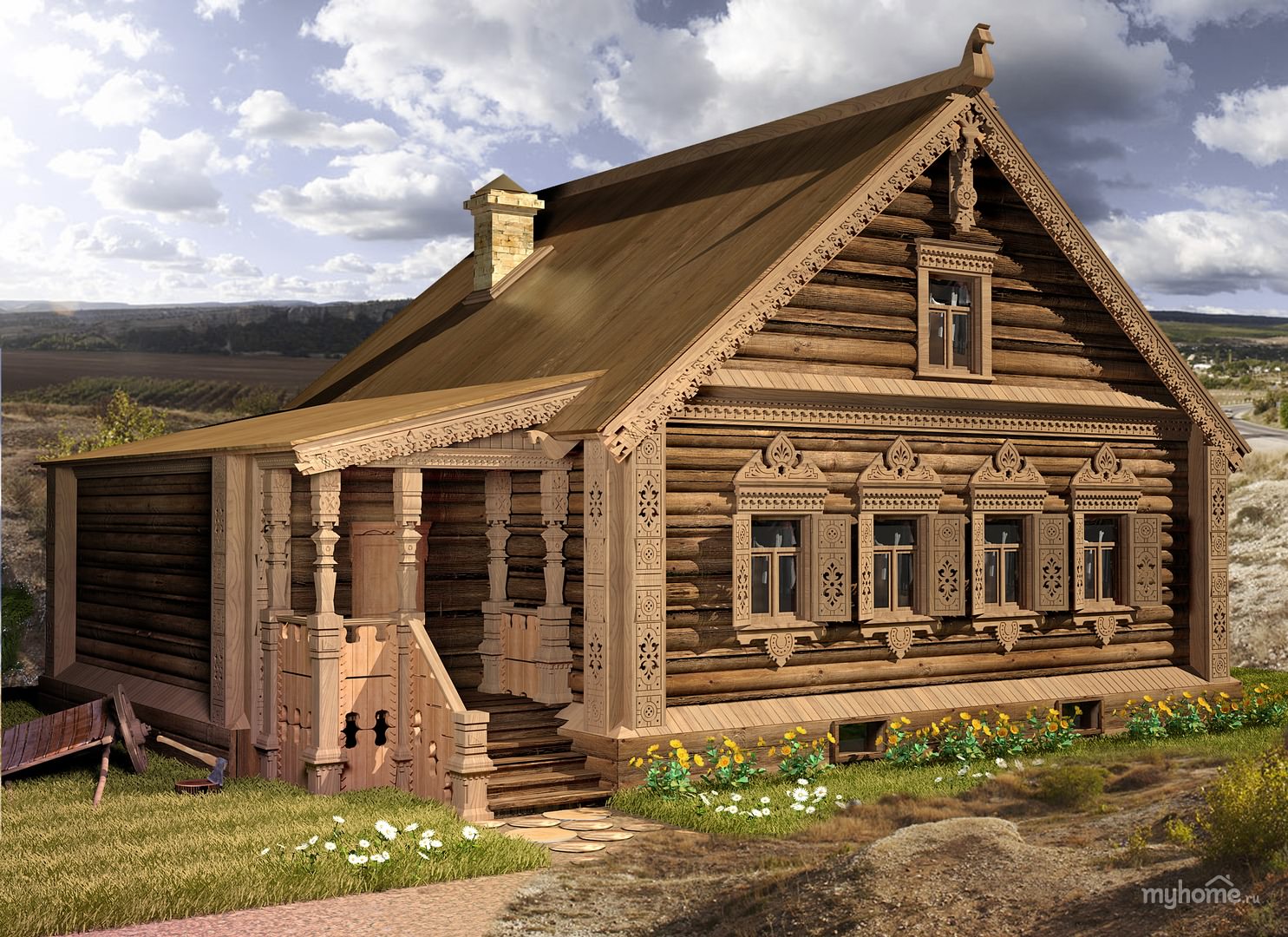 Русские избы