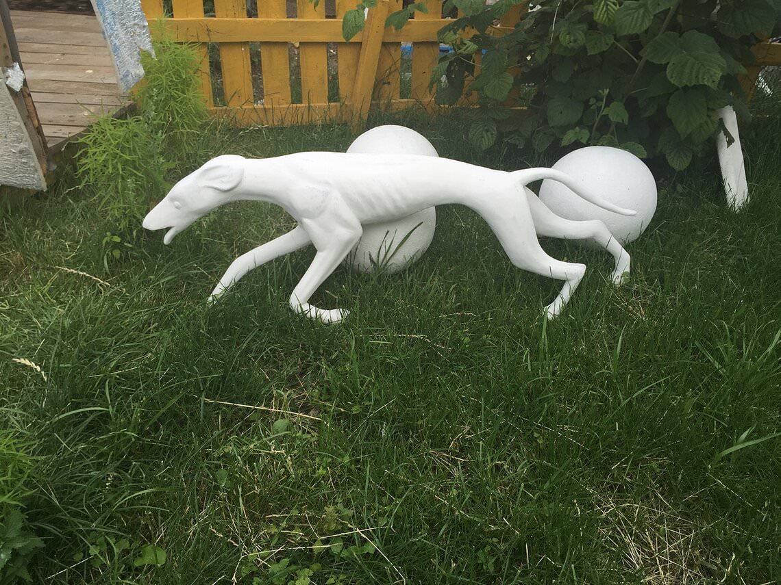 Садовые фигуры из пенопласта