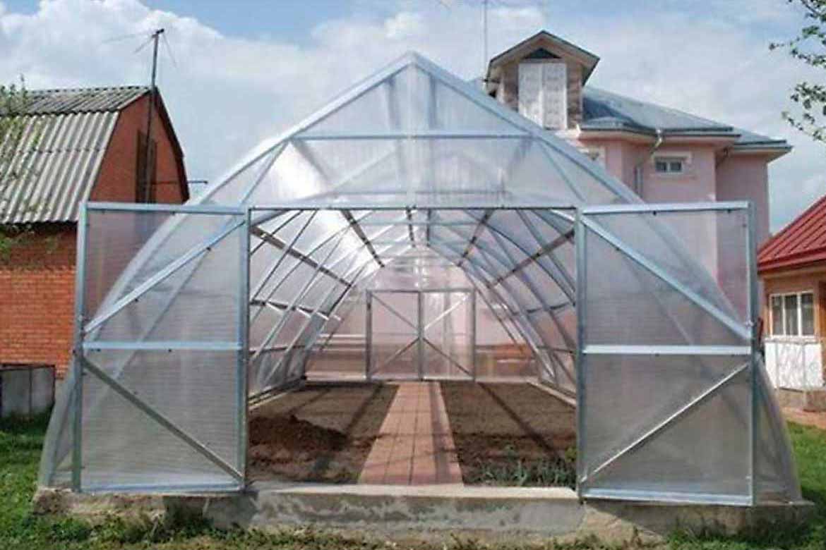 Теплицы из поликарбоната размеры