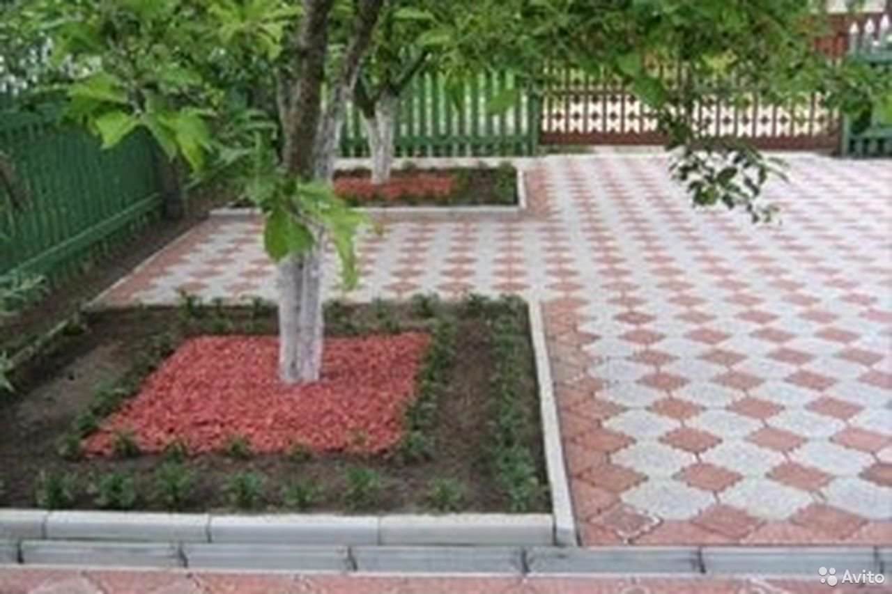 Тротуарная плитка на даче