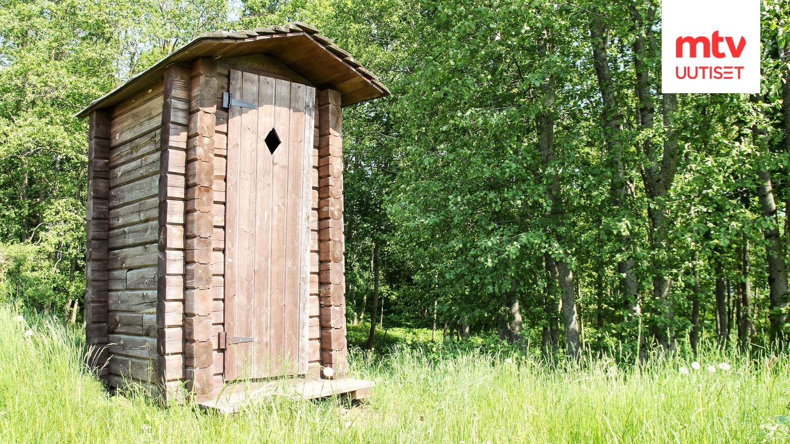 Туалет из бруса для дачи