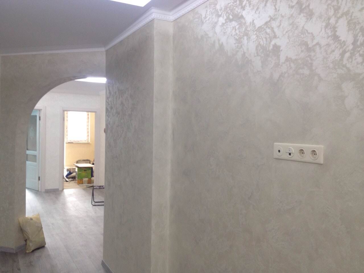Венецианская штукатурка в интерьере