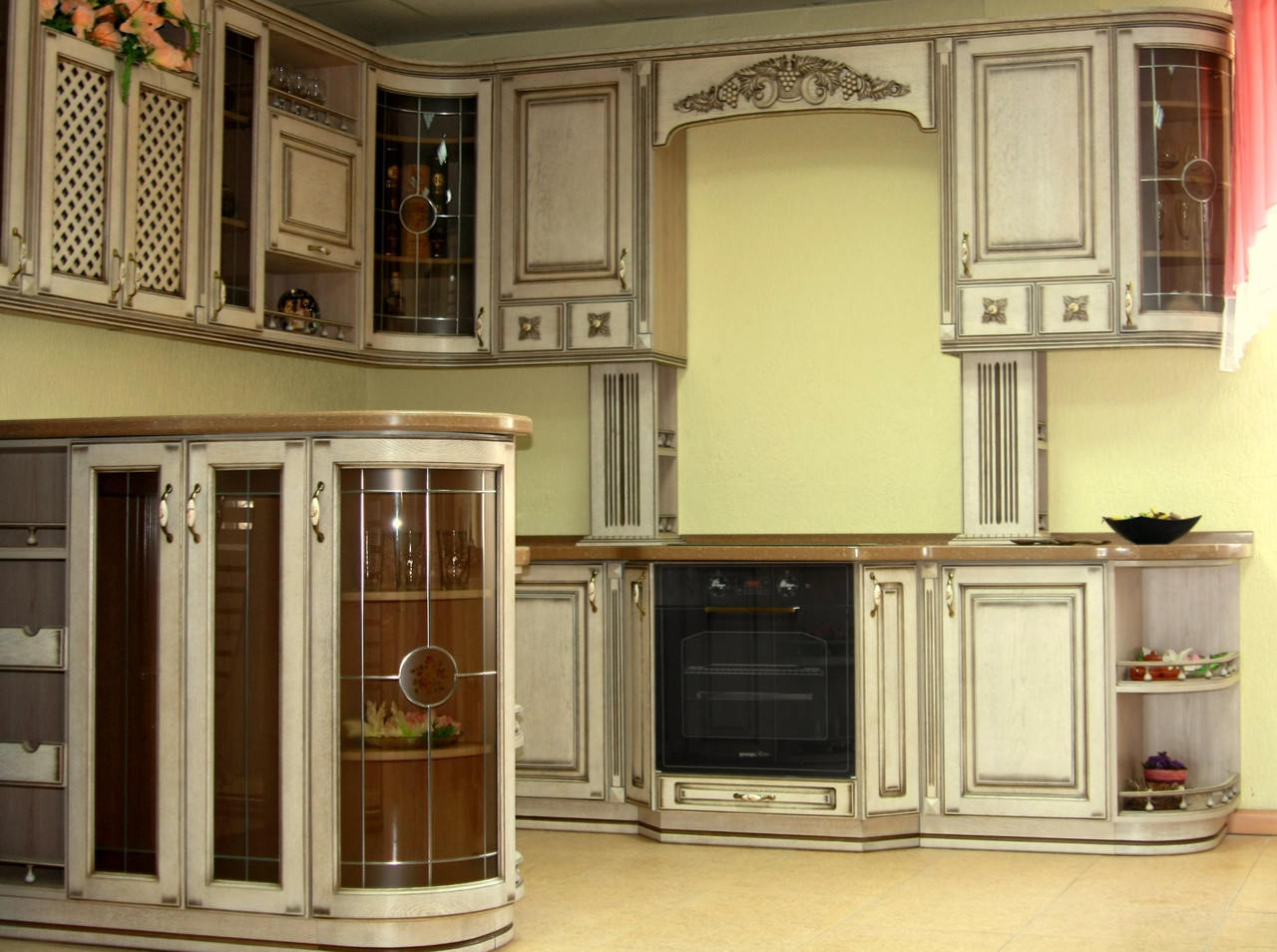 Витражи для кухонных фасадов