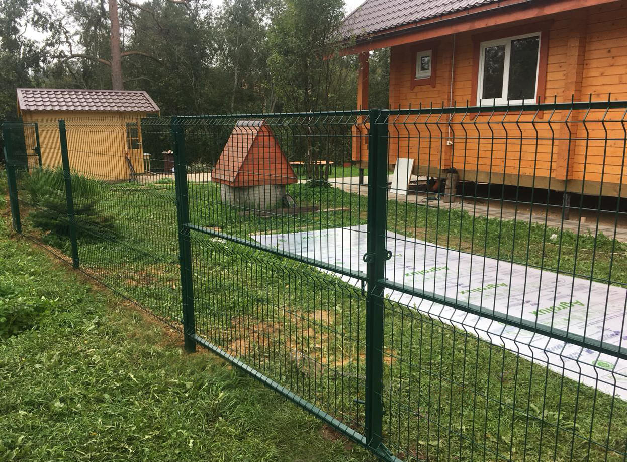 Заборная сетка металлическая сварная